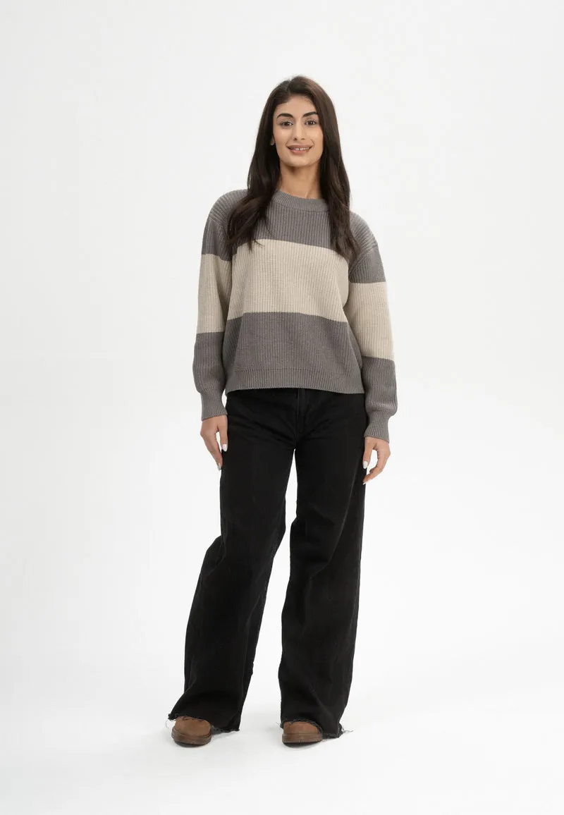 Rippstrick Pullover Style ADAH STRIPES