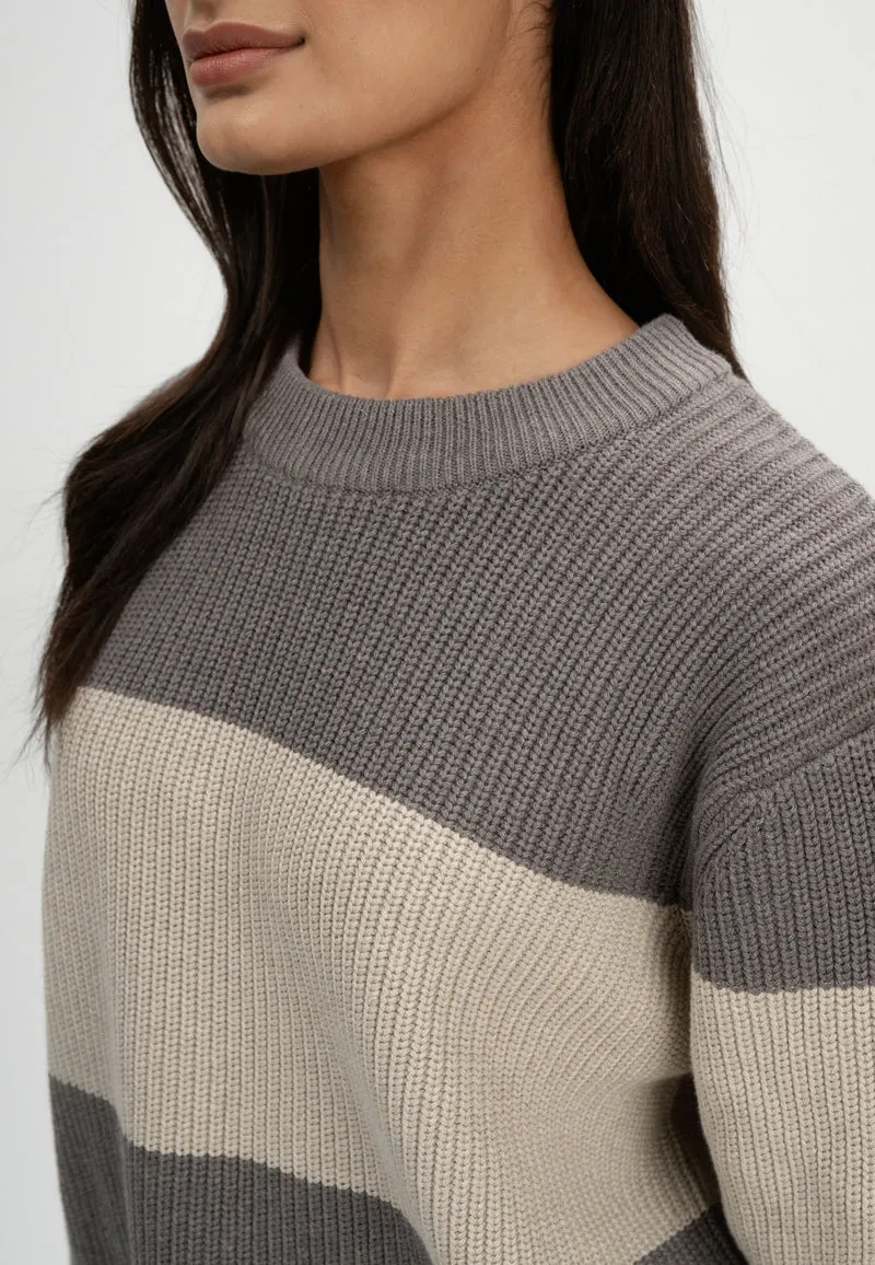 Rippstrick Pullover Style ADAH STRIPES