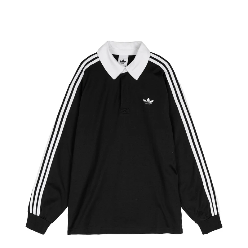Adidas 3-Stripes Rugby Longsleeve Polo Shirt