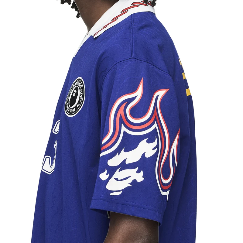 Adidas x Bape Short Sleeve Flame Jersey