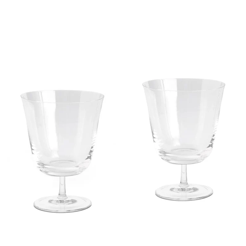 HAY Curve Stem Glass Set of 2 Small