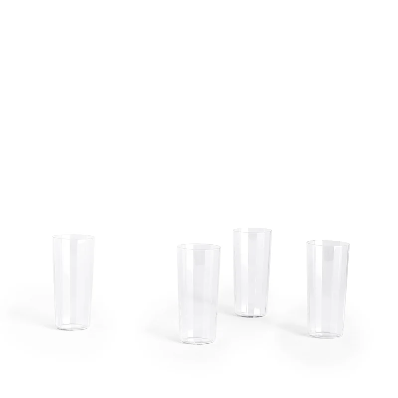HAY Angle Glass-Set of 4 Tall 13cm