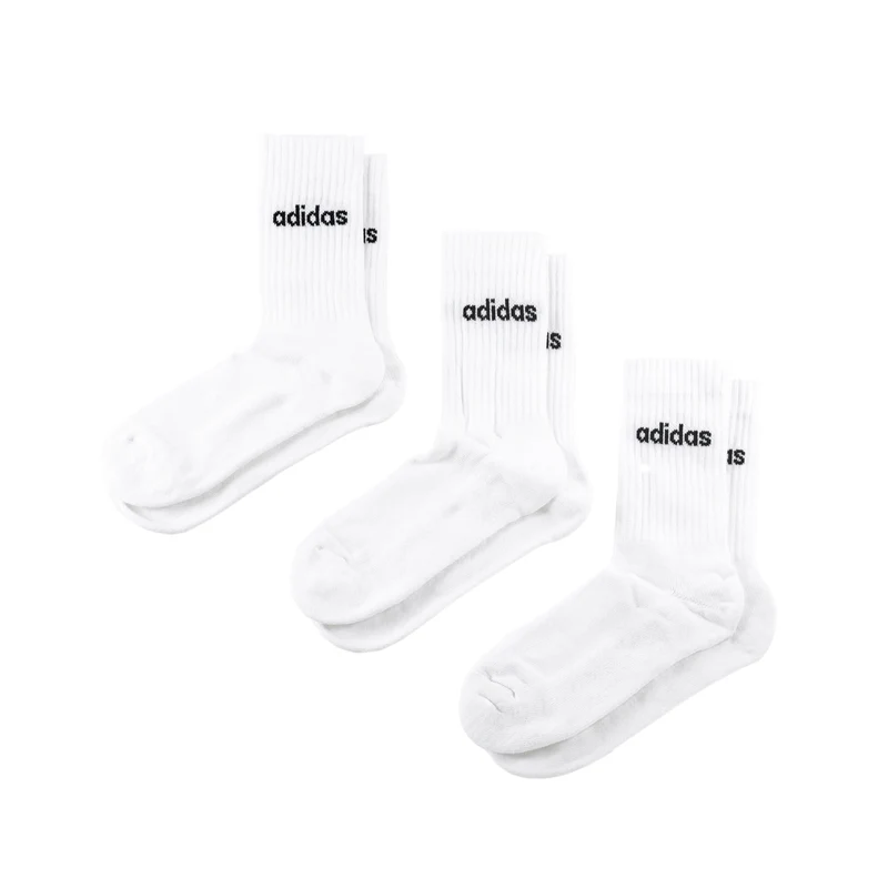 Adidas Linear Crew Cushioned Socks 3 Pairs