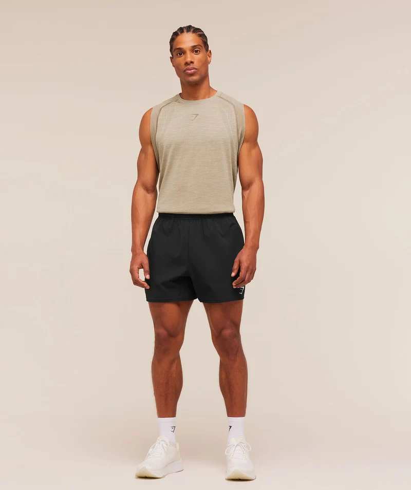 Gymshark Versatile Seamless Tank - Chalk Beige/Lifestyle Brown