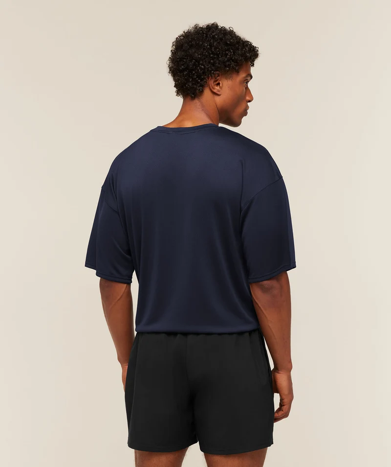 Gymshark Arrival Oversized T-Shirt - Heavy Blue