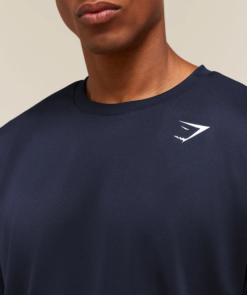 Gymshark Arrival Oversized T-Shirt - Heavy Blue