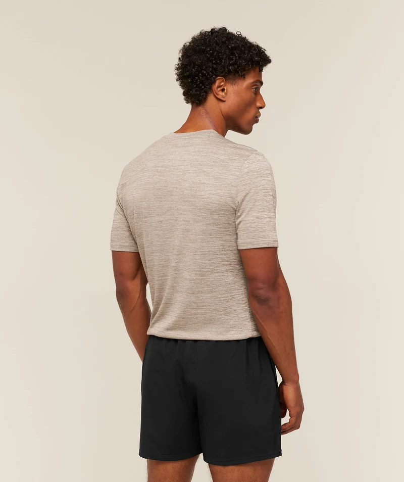 Gymshark Arrival T-Shirt - Chalk Beige/Lifestyle Brown