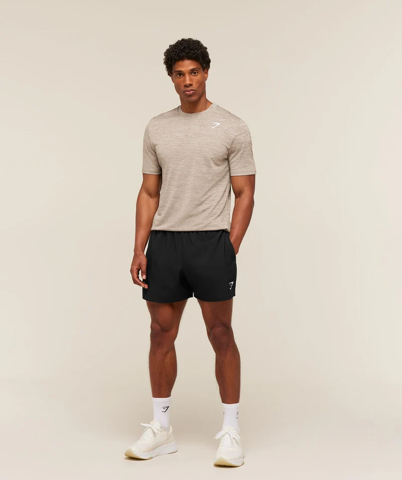 Gymshark Arrival T-Shirt - Chalk Beige/Lifestyle Brown