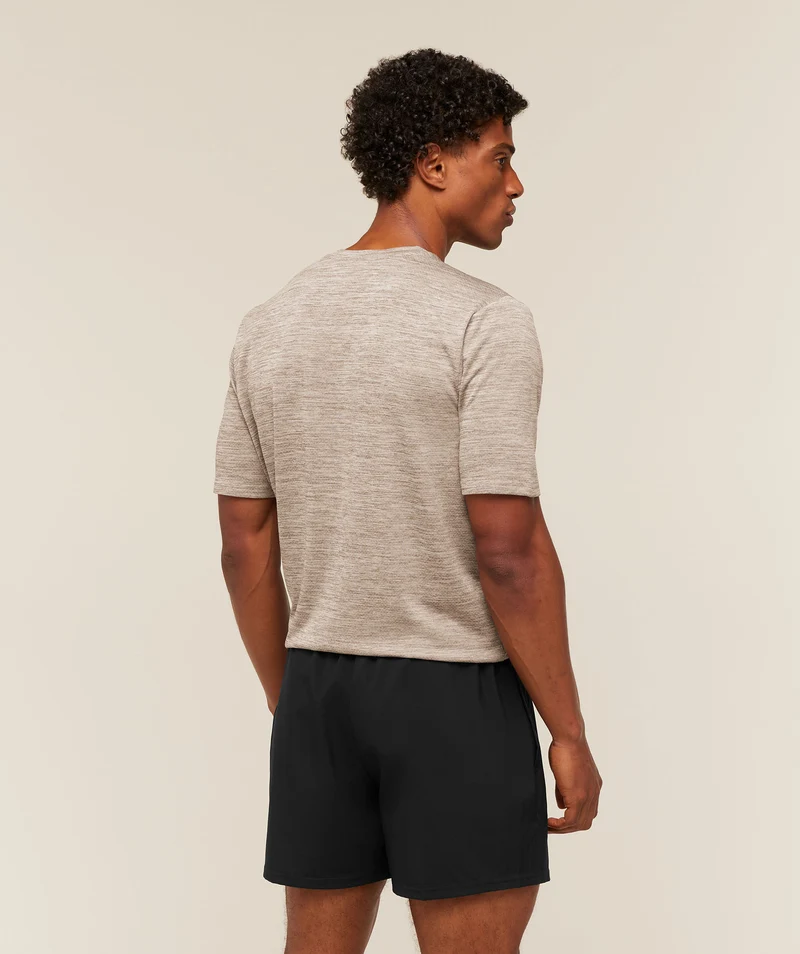 Gymshark Arrival T-Shirt - Chalk Beige/Lifestyle Brown