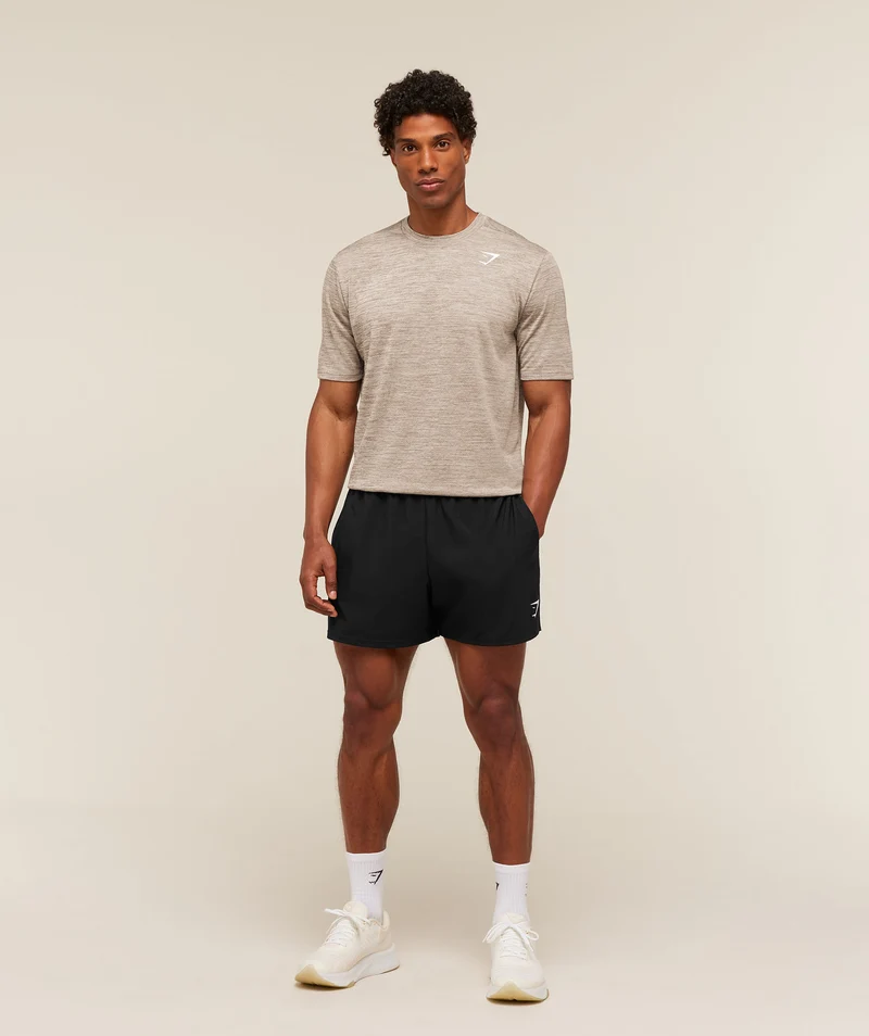 Gymshark Arrival T-Shirt - Chalk Beige/Lifestyle Brown