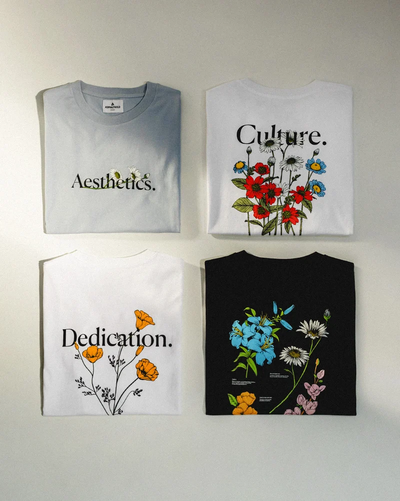 Asphaltgold *Language of Flowers* Dedication Tee