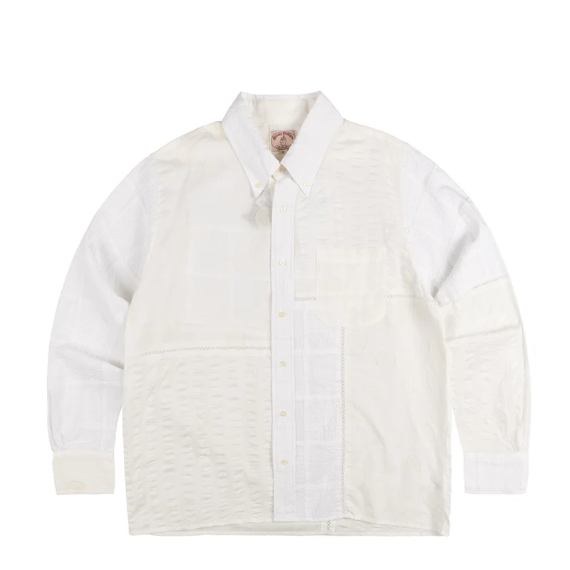 Brain Dead x Brooks Brothers Patchwork Oxford Button Up