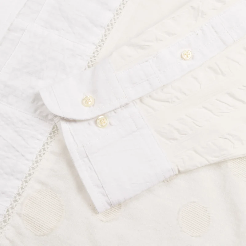 Brain Dead x Brooks Brothers Patchwork Oxford Button Up