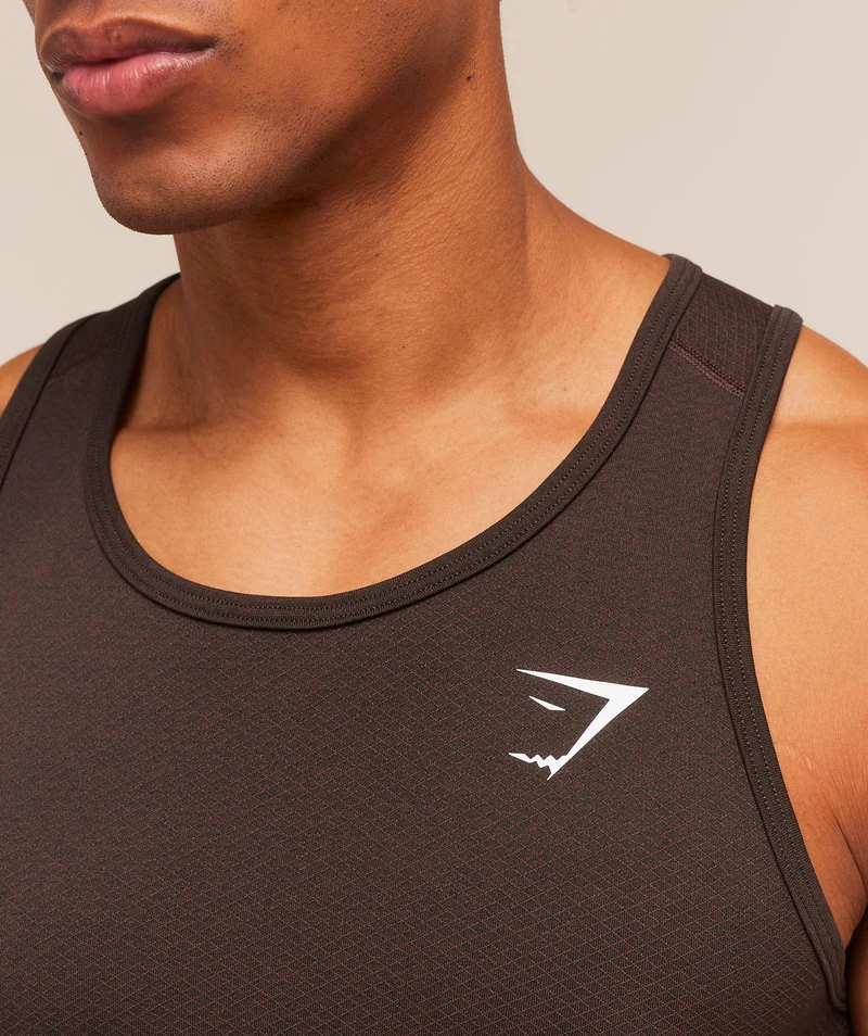 Gymshark Vital Tank - Walnut Brown/Espresso Brown