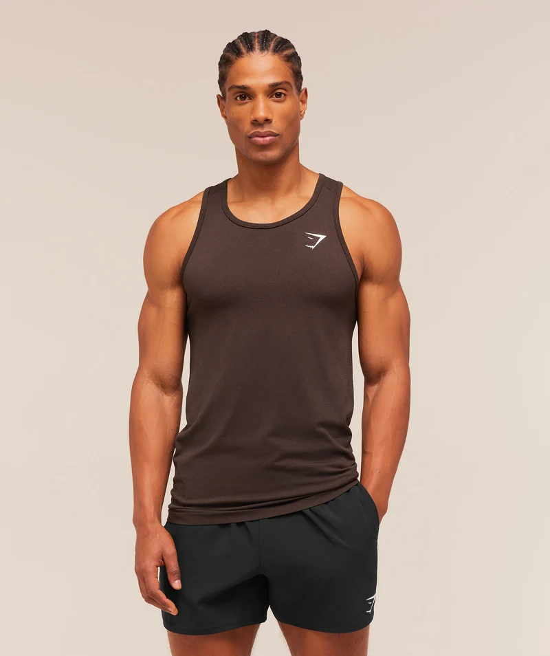 Gymshark Vital Tank - Walnut Brown/Espresso Brown