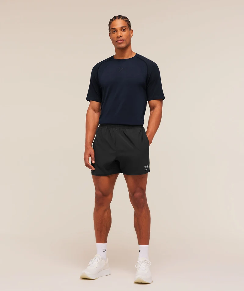 Gymshark Versatile Seamless T-Shirt - Heavy Blue/Black
