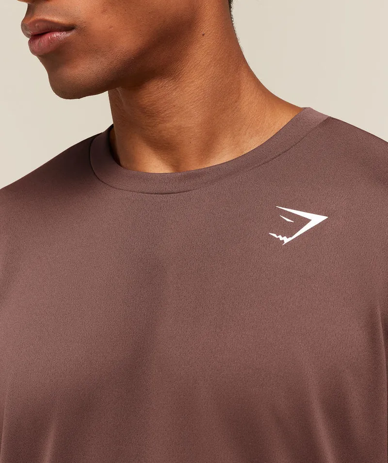 Gymshark Arrival Oversized T-Shirt - Espresso Brown