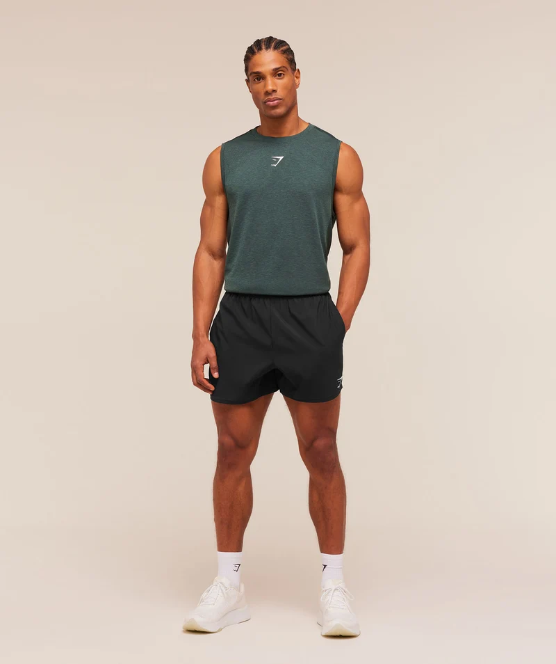 Gymshark Lightweight Seamless Tank - Tactical Teal/Marl