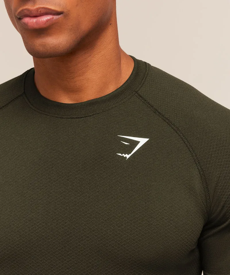 Gymshark Vital Seamless T-Shirt - Strength Green/Canvas Green