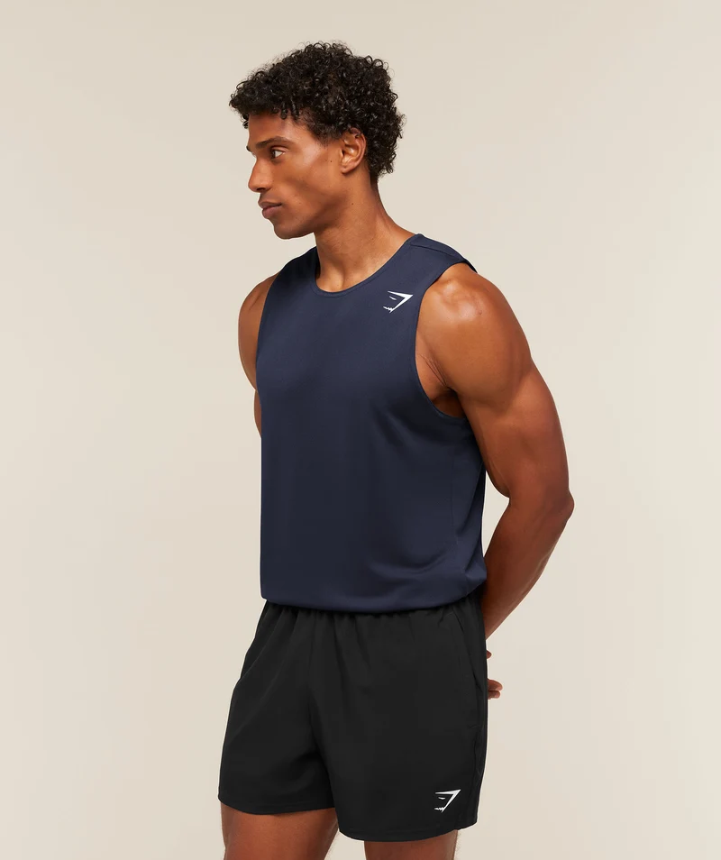 Gymshark Arrival Tank - Heavy Blue