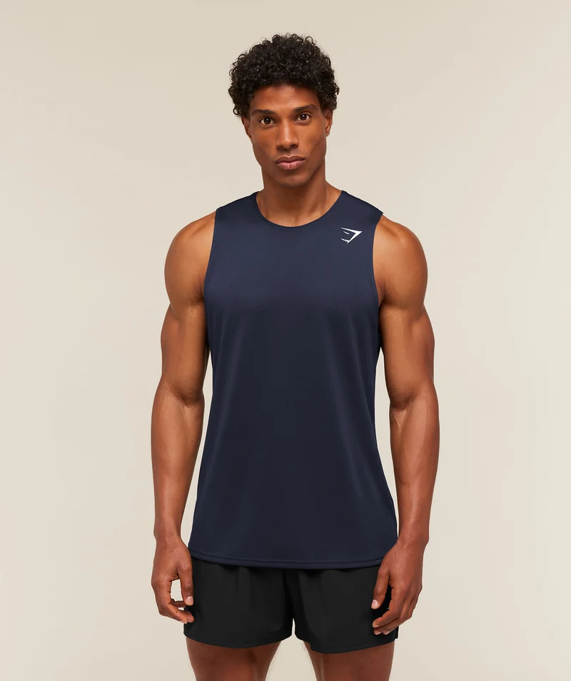 Gymshark Arrival Tank - Heavy Blue