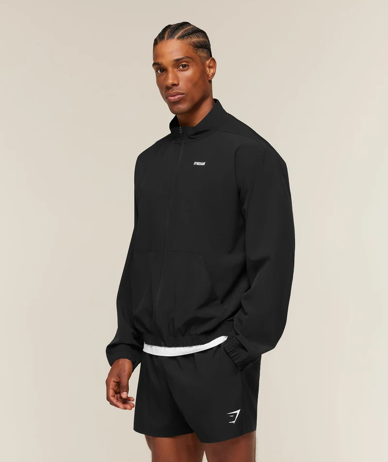 Gymshark Train Track Jacket - Black
