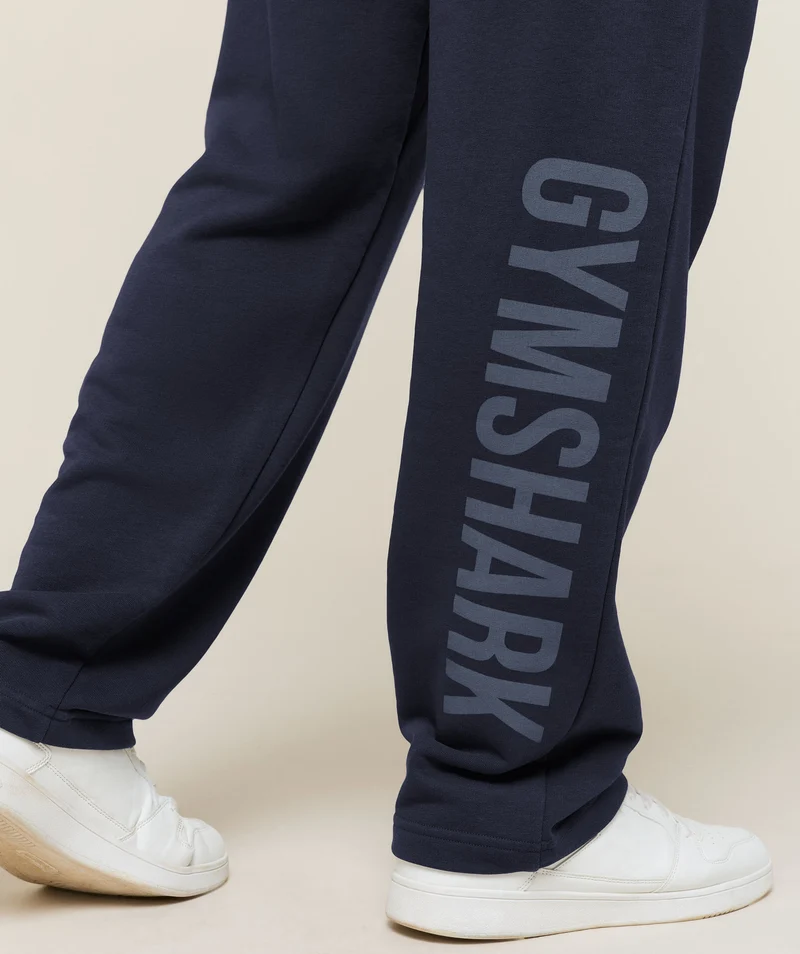 Gymshark Power Straight Leg Pant - Heavy Blue/Shadow Blue
