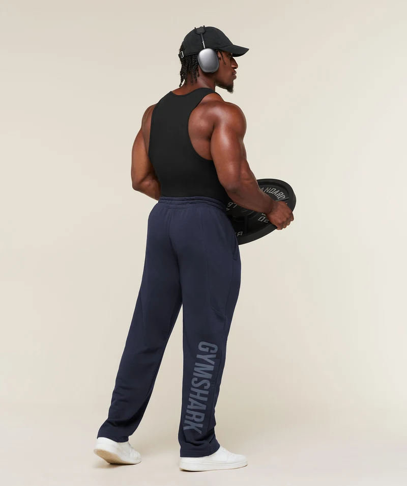 Gymshark Power Straight Leg Pant - Heavy Blue/Shadow Blue