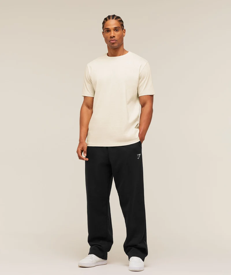 Gymshark Crest T-Shirt - Bros Chalk Marl