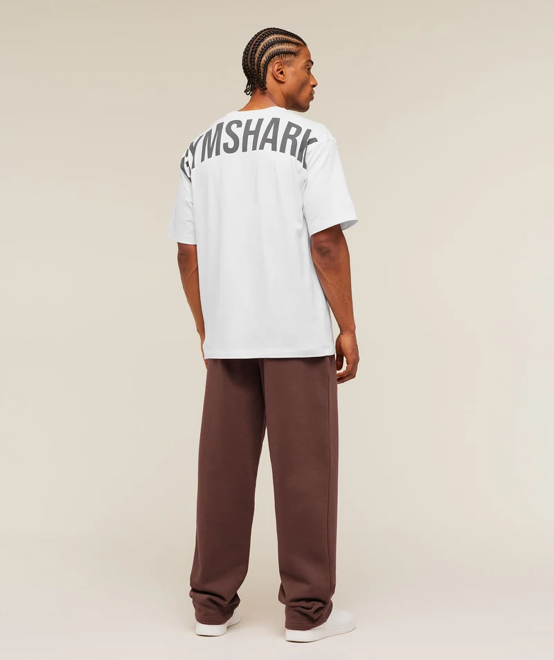 Gymshark Crest Straight Leg Joggers - Espresso Brown