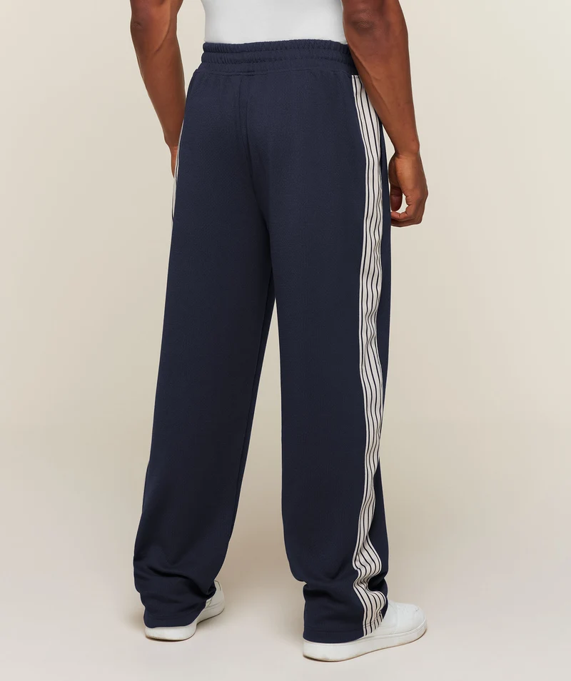 Gymshark GSLC Taped Straight Leg Track Pants - Heavy Blue