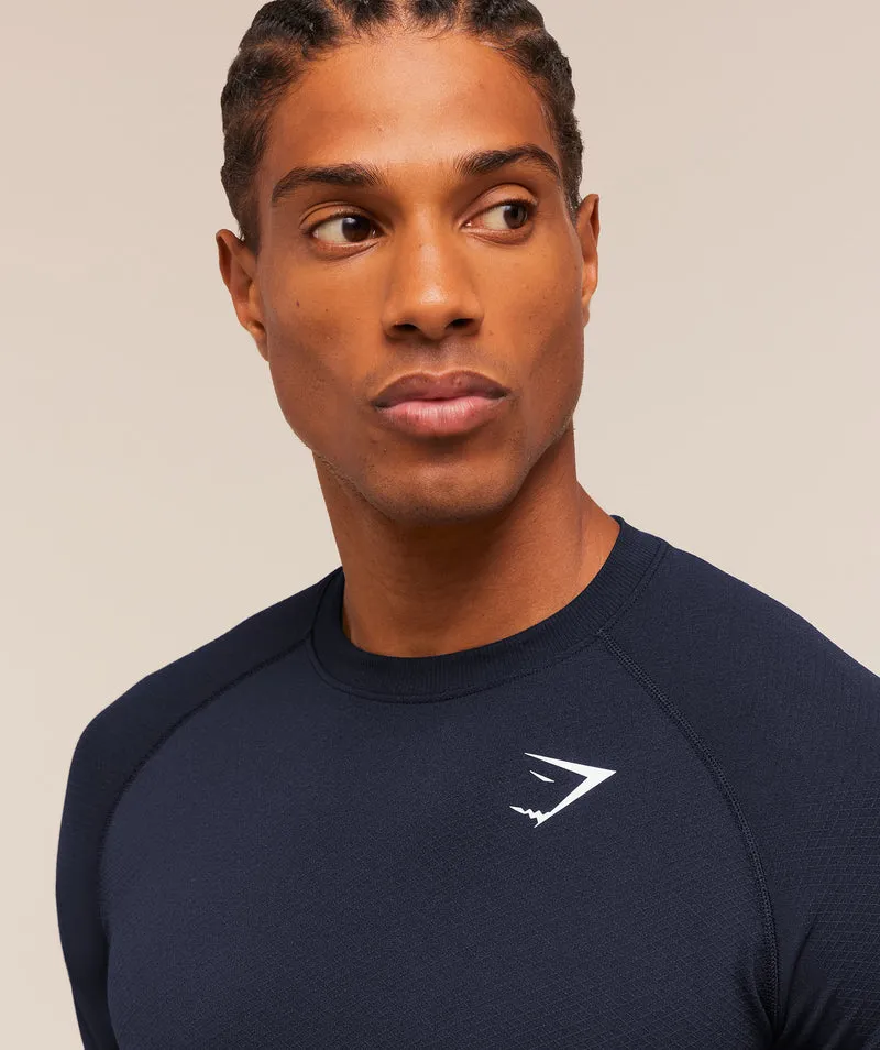 Gymshark Vital Seamless T-Shirt - Navy/Heavy Blue