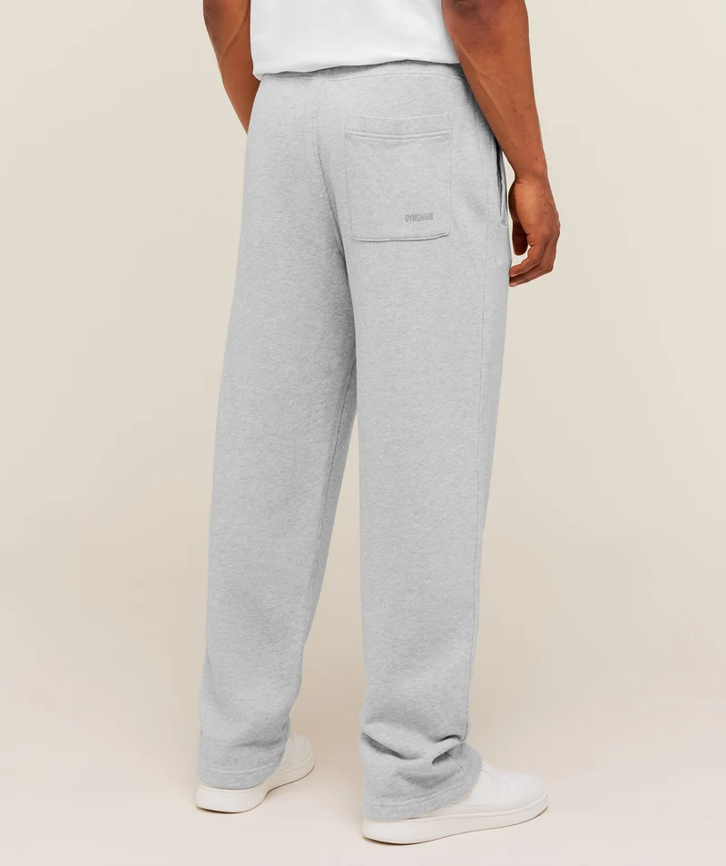 Gymshark GSLC Straight Leg Pants - Soft Grey Marl