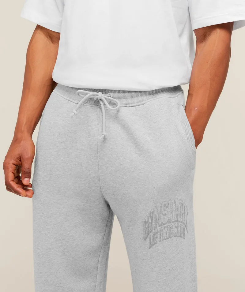 Gymshark GSLC Straight Leg Pants - Soft Grey Marl