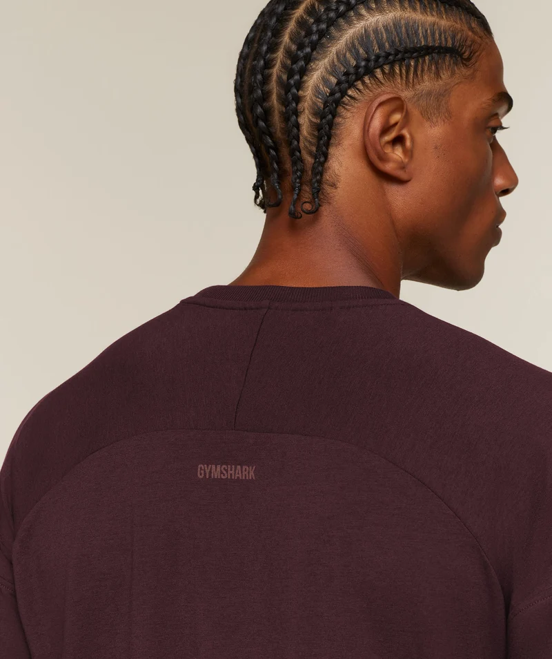 Gymshark GSLC Raglan Long Sleeve T-Shirt - Cherry Purple