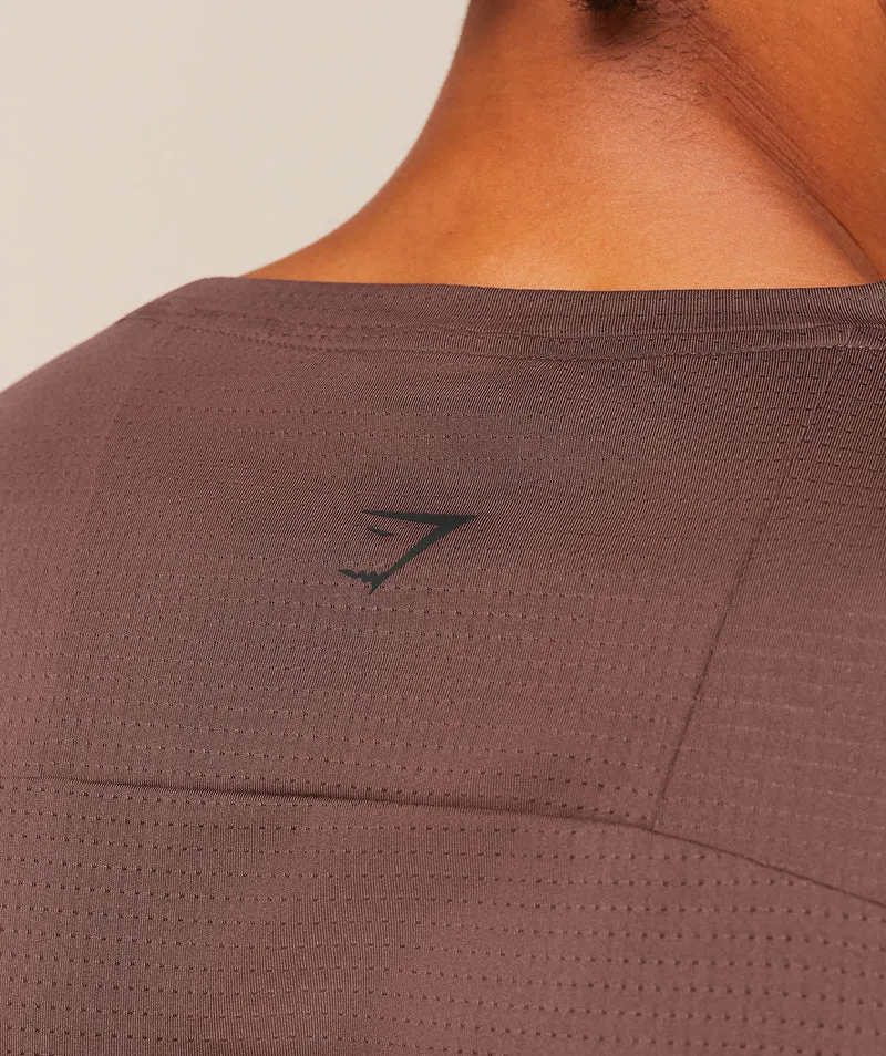 Gymshark Train Cut Off Tank - Espresso Brown