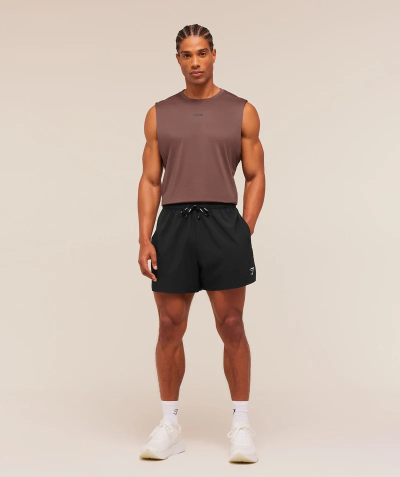 Gymshark Train Cut Off Tank - Espresso Brown
