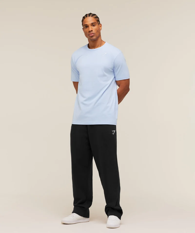 Gymshark Crest T-Shirt - Tranquil Blue