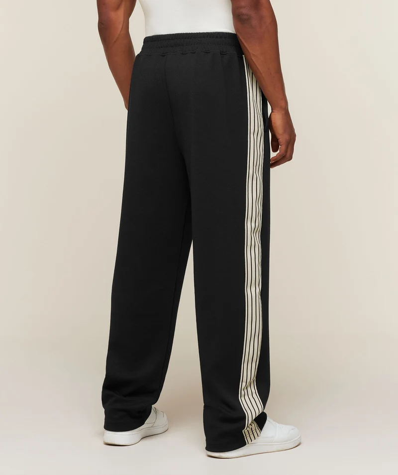 Gymshark GSLC Taped Straight Leg Track Pants - Black