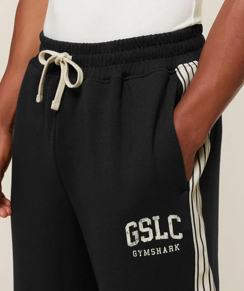 Gymshark GSLC Taped Straight Leg Track Pants - Black