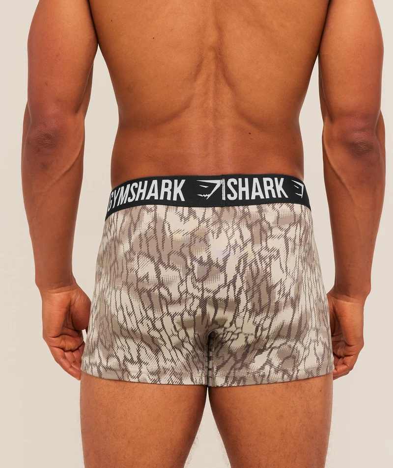 Gymshark Boxer Brief 5PK - Ash Grey/Chalk Beige/Lifestyle Brown/Espresso Brown