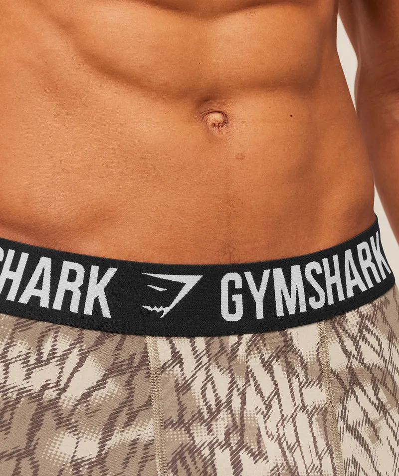 Gymshark Boxer Brief 5PK - Ash Grey/Chalk Beige/Lifestyle Brown/Espresso Brown