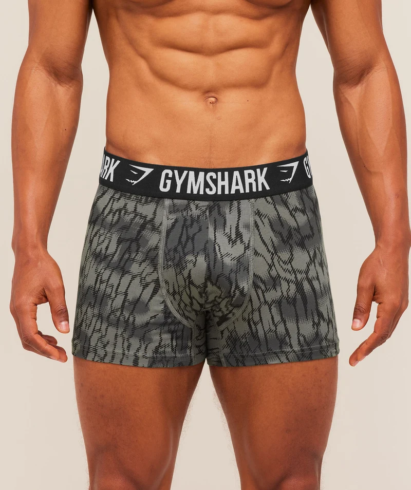 Gymshark Boxer Brief 3PK - Ash Grey/Chalk Beige/Lifestyle Brown