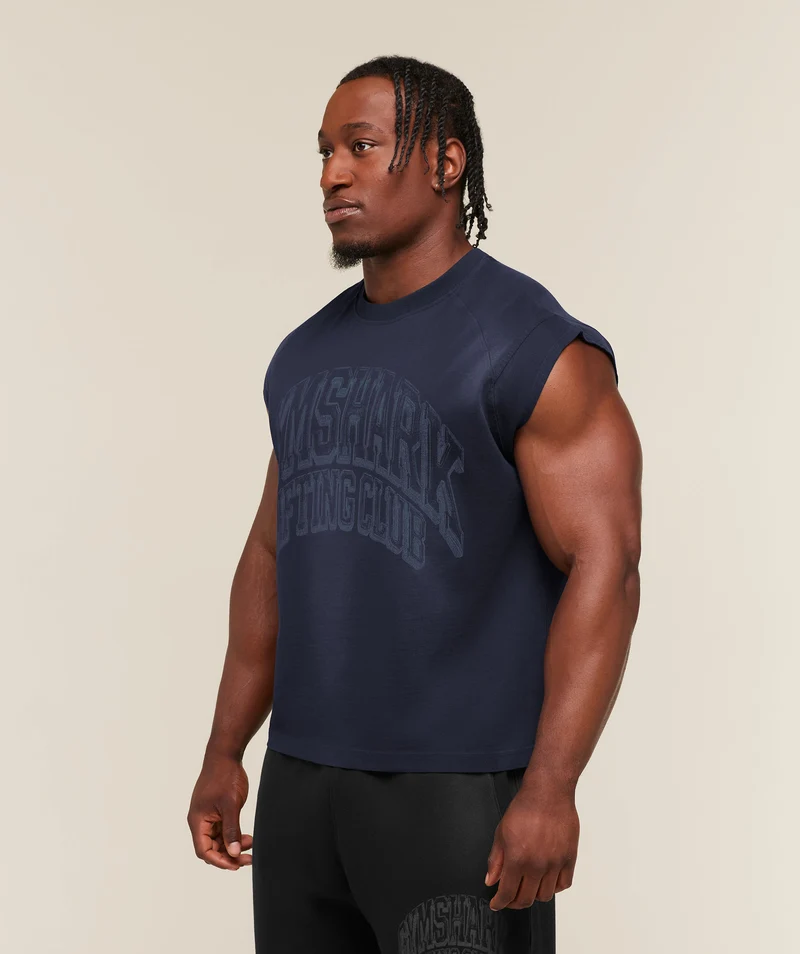 Gymshark GSLC Cut off tank - Heavy Blue/Wash