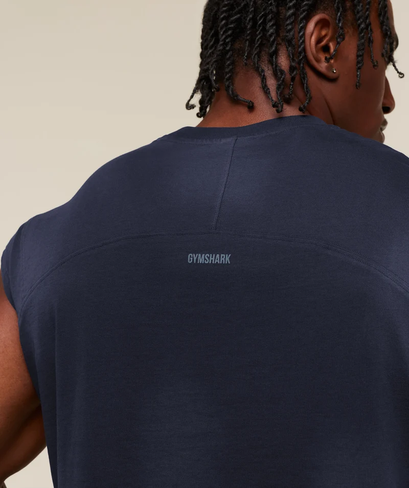 Gymshark GSLC Cut off tank - Heavy Blue/Wash