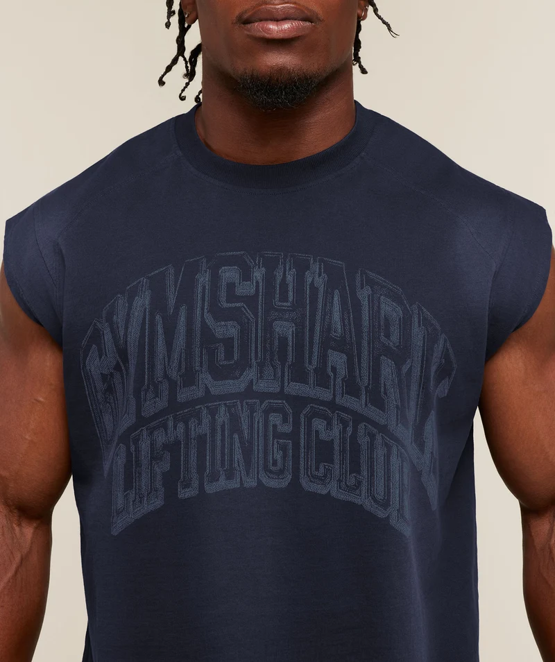 Gymshark GSLC Cut off tank - Heavy Blue/Wash