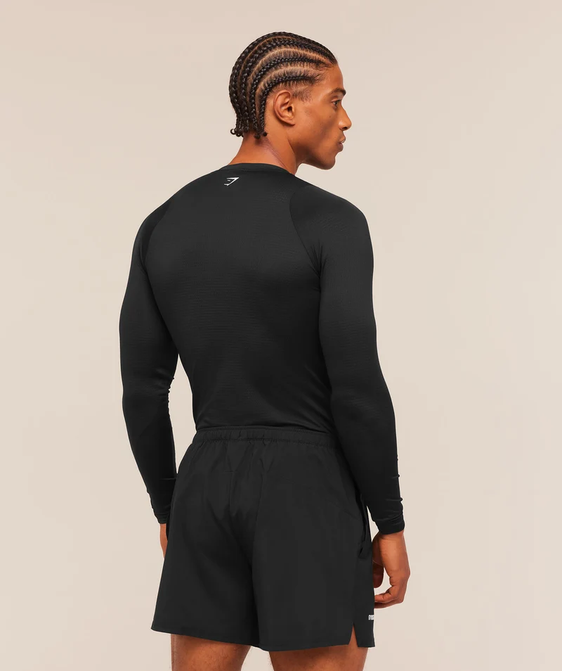 Gymshark Train Long Sleeve T-Shirt - Black