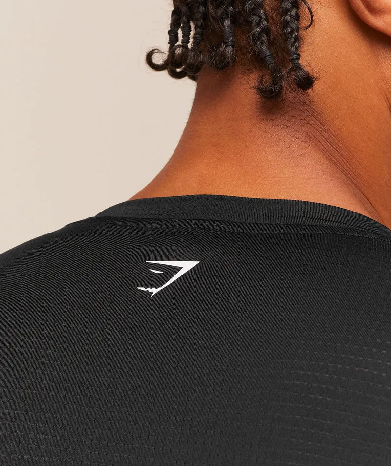 Gymshark Train Long Sleeve T-Shirt - Black