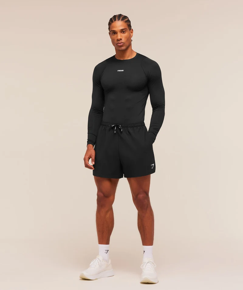 Gymshark Train Long Sleeve T-Shirt - Black
