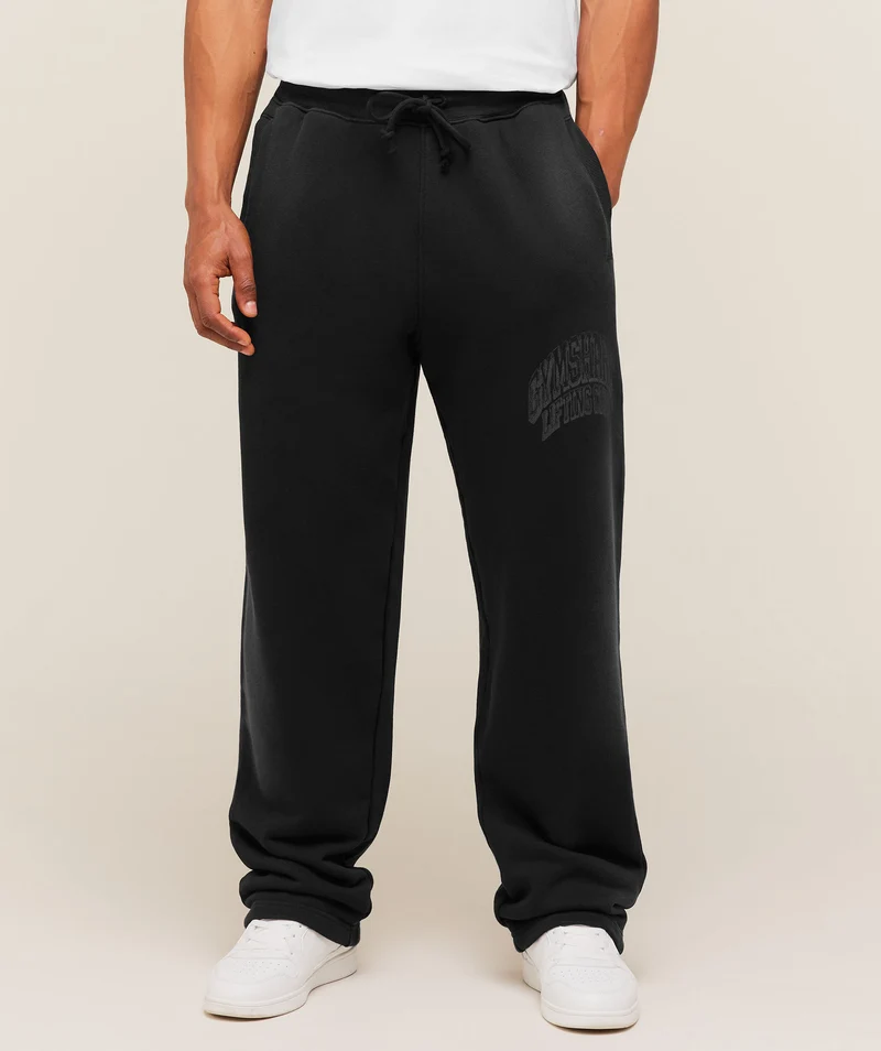 Gymshark GSLC Straight Leg Pants - Black/Wash